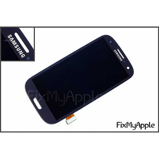 Samsung Galaxy S3 i9305 LCD Touch Screen Digitizer Assembly - Blue OEM (With Adhesive)